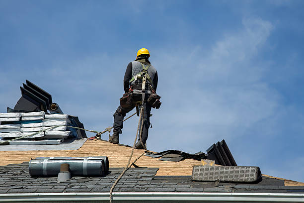 Professional Roof Replacement technician working in Center Ossipee, NH